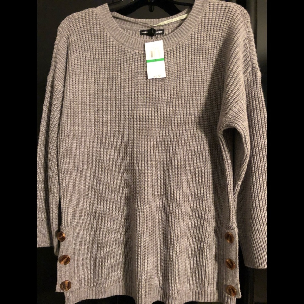 Cable and Gauge L Pullover Sweater $60 NWT